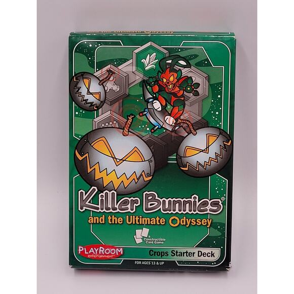 Killer Bunnies Green Starter Pack Crops Deck New Open Stock Dice Cards - Picture 1 of 6